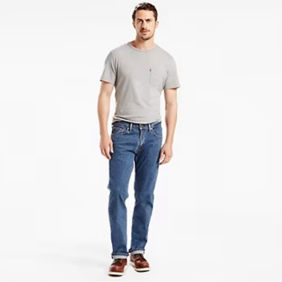 Levi’s Regular Fit Denim Jeans Dark Wash 505 Size 36 x 29 - Picture 16 of 16